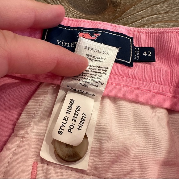MENS VINEYARD VINES 9” BREAKER SHORT PINK SUMMER SHORTS GOLF CASUAL COASTAL 42 - Picture 12 of 16